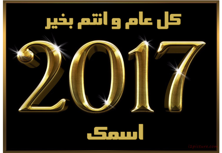 Happy New Year 2017 Postcard
