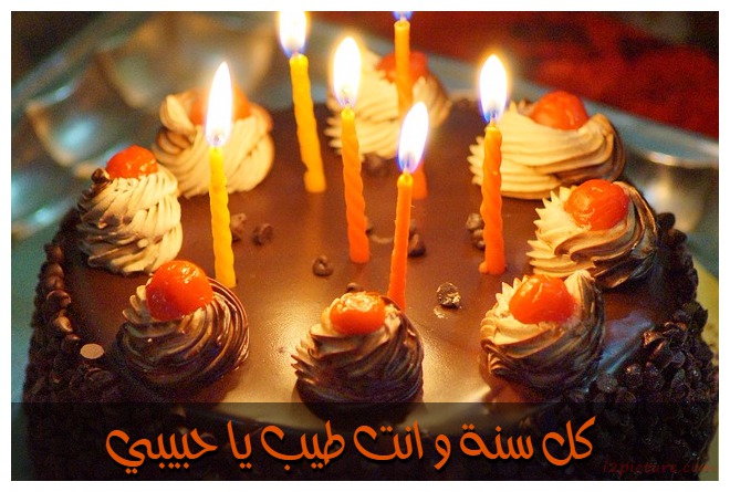 Birthday Cake Postcard