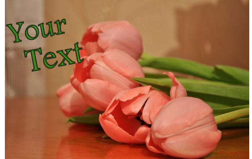 Bouquet Of Flowers On The Table Postcard