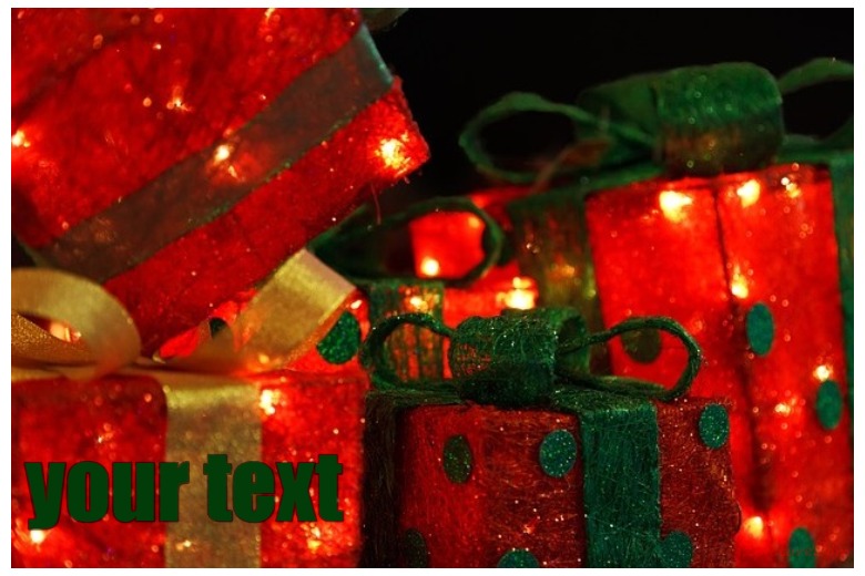 Christmas Gifts Postcard