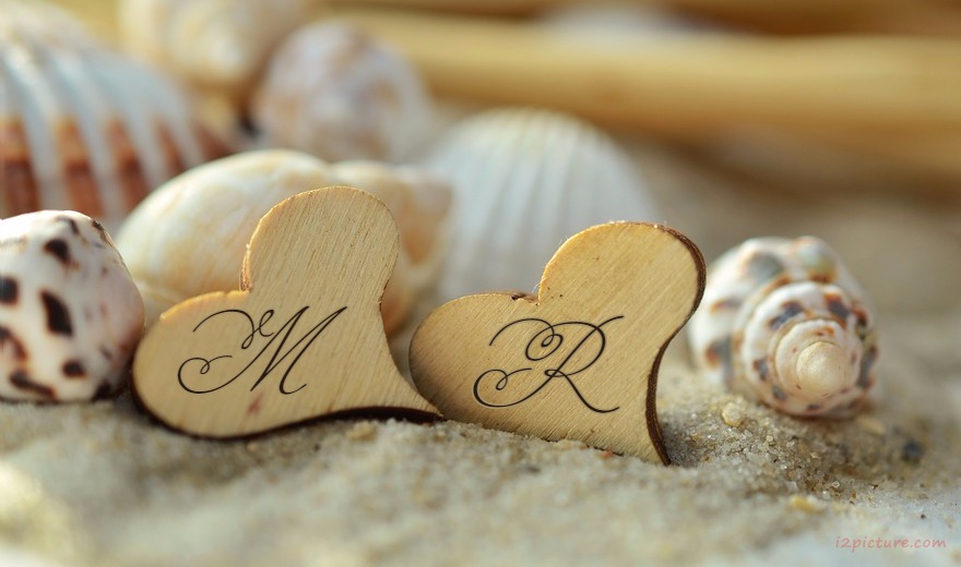 Wooden Hearts Postcard