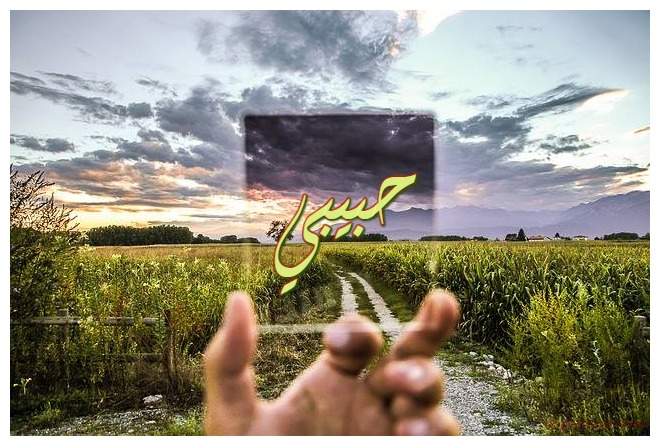 Name On Glass Postcard