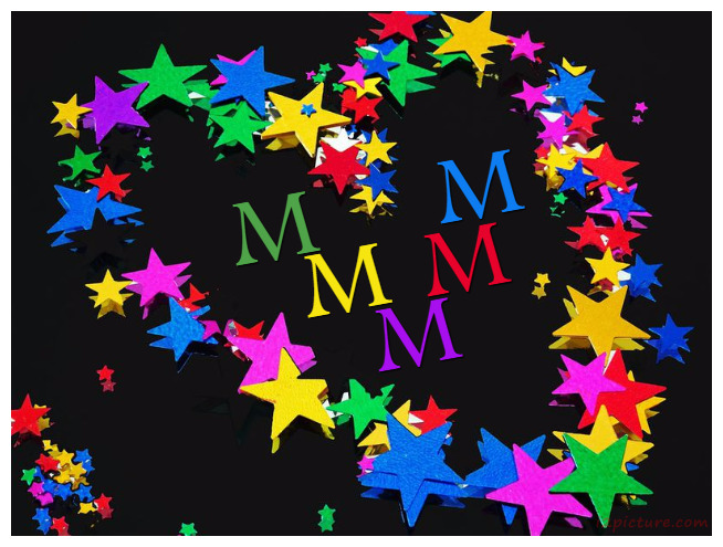 Your Name And Your Lover Have A Heart Of Colored Stars And A Black Background Postcard