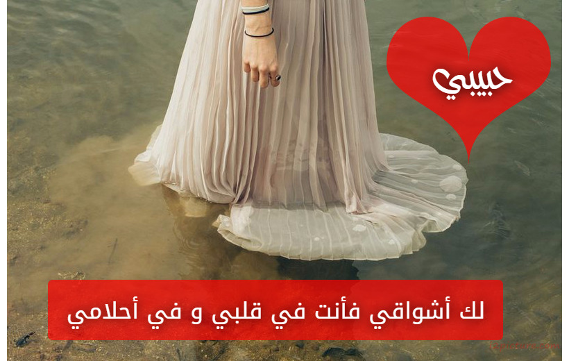 لك أشواقي فأنت في قلبي و في أحلامي Postcard