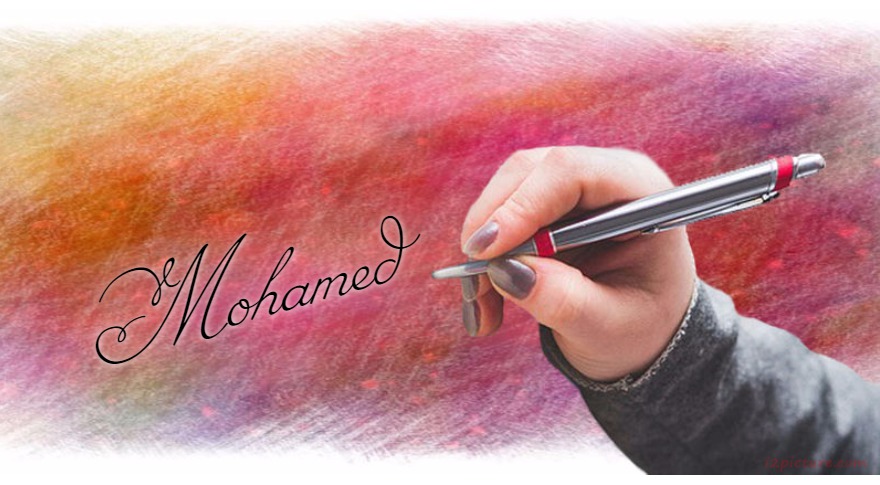 Write Your Lover A Pen On A Colored Background Postcard