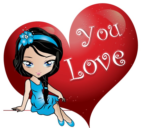 Write Name On Heart Manga Postcard