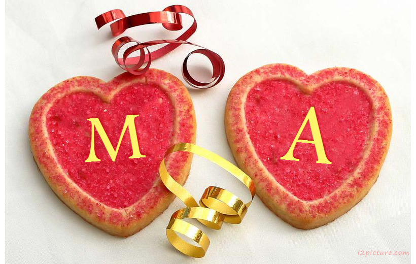 Your Name And Your Lover On The Hearts Of Candy Postcard