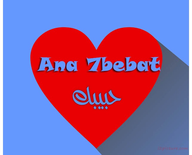 Heart Written By Words Postcard