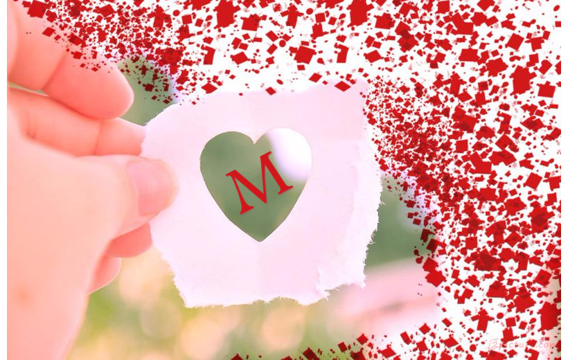 Your Lover's Name On A Blank Paper Postcard