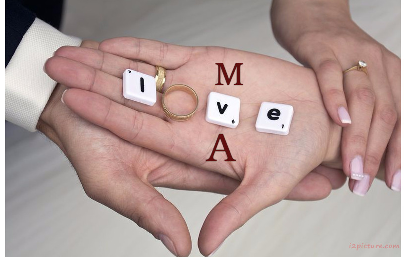Your Lover's Name On The Ring And Hands Postcard