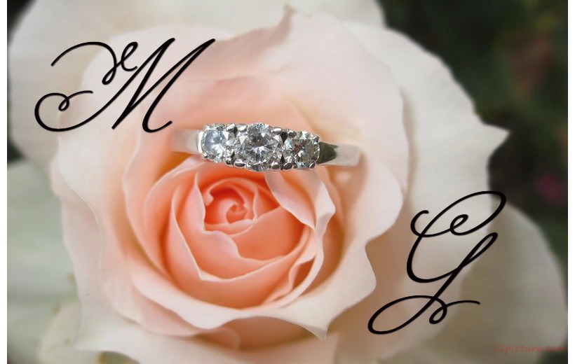 Your Lover's Name On A Flower Ring 00 Postcard