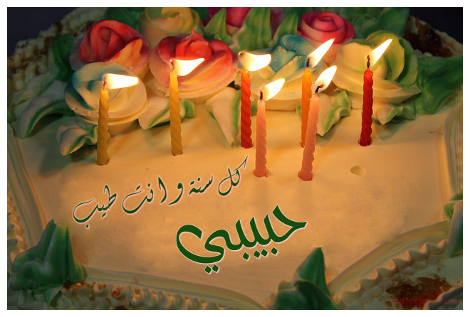 Birthday Cake Postcard