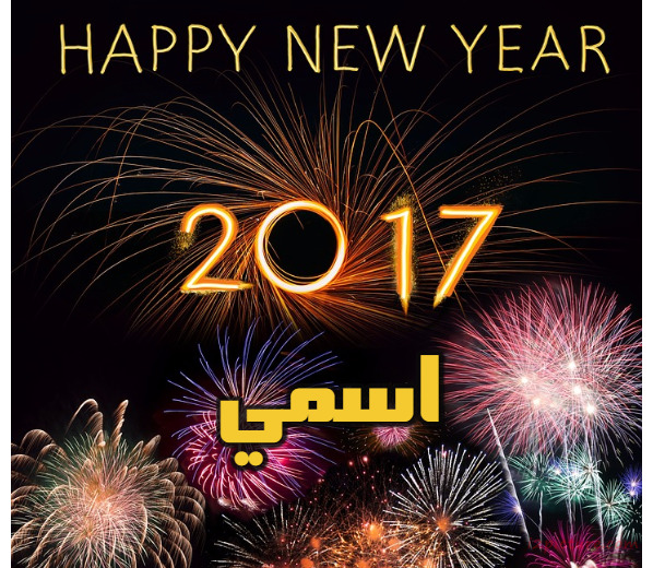 Happy New Year 2017 Postcard